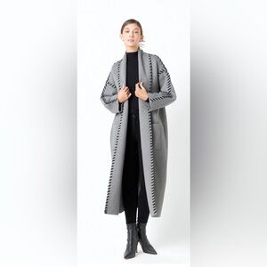 Endless Rose Whip Stitched Long Knit Cardigan NWT